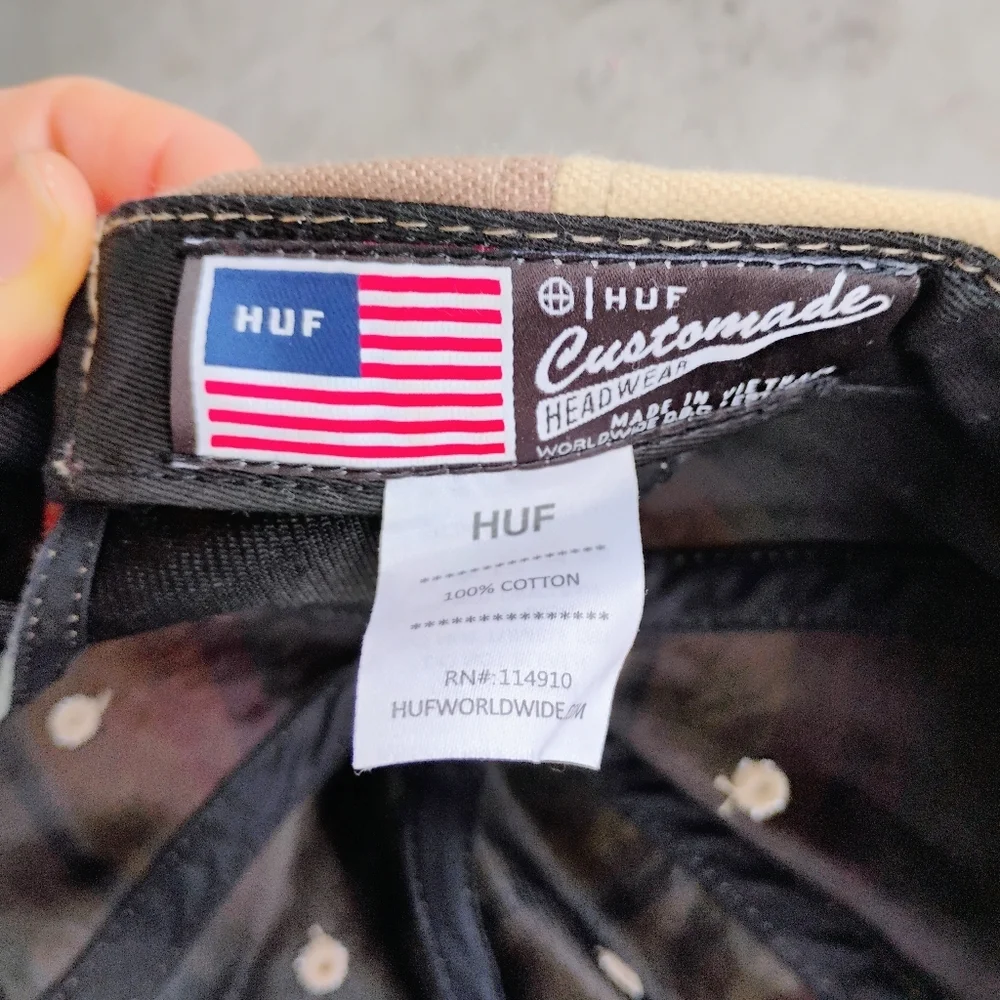 HUF Serape 6 Panel Hat One Size Snapback‎ Multicolor Stripe Southwestern Skater